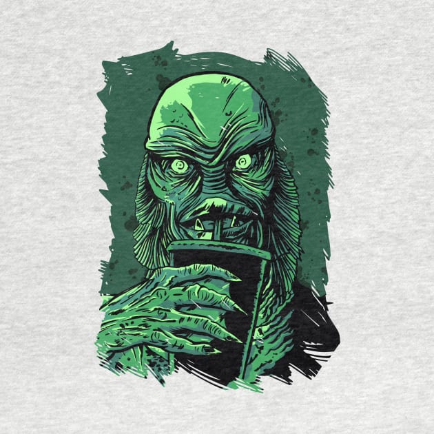 The Creature Of The Lagoon by UNDERGROUNDROOTS